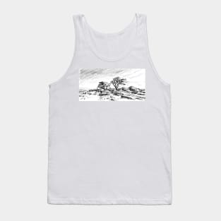 Saddle Tor, Dartmoor Tank Top